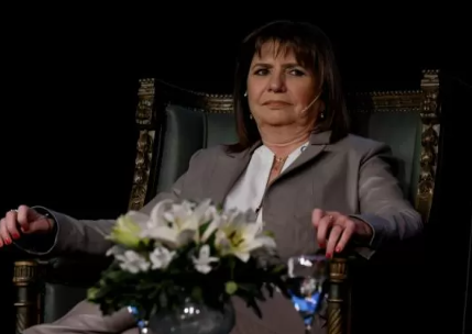  Patricia Bullrich participó este lunes del foro de candidatos en la Expo Rural 2023.