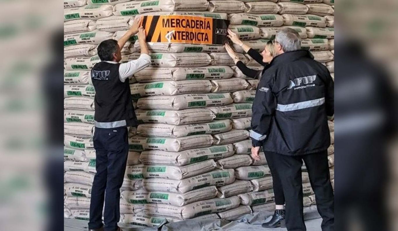 La AFIP incautó 30 toneladas de azúcar equivalentes a $15 millones en Tucumán