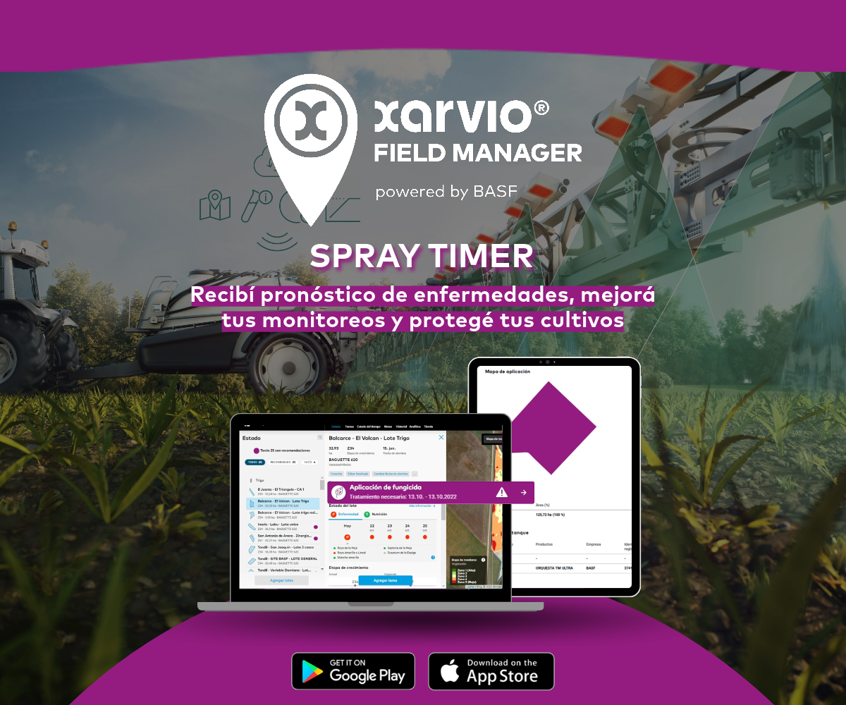 Innovación Digital en el Manejo de Enfermedades: Spray Timer de xarvio