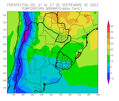 Como viene el clima en el sector, con el inicio de la primavera