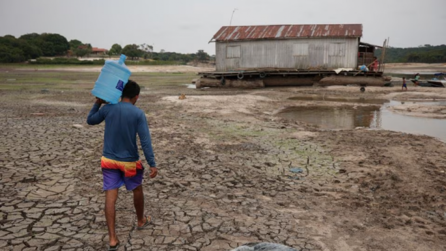 El Río Amazonas Alcanza su Nivel Más Bajo en un Siglo Debido a la Sequía en Brasil