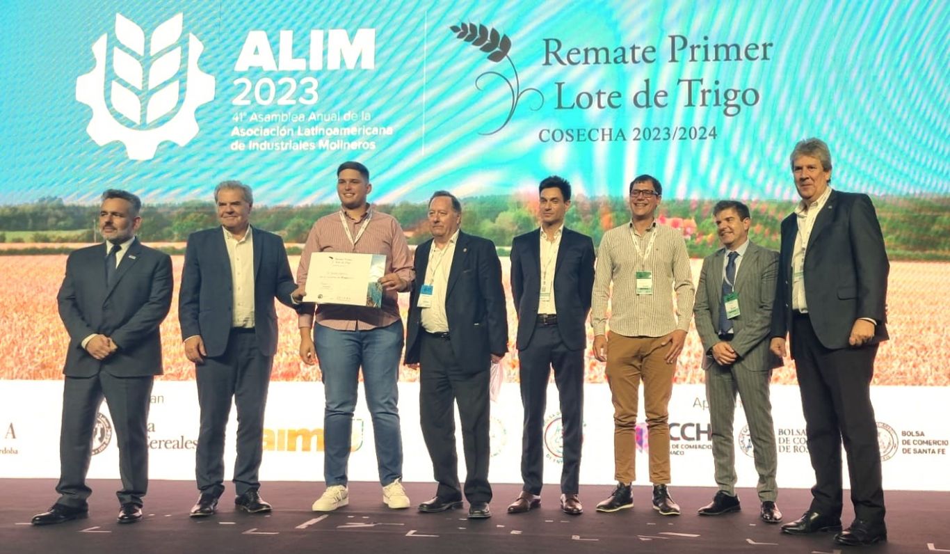 Se realizó el remate del primer lote de trigo de la campaña 2023/2024