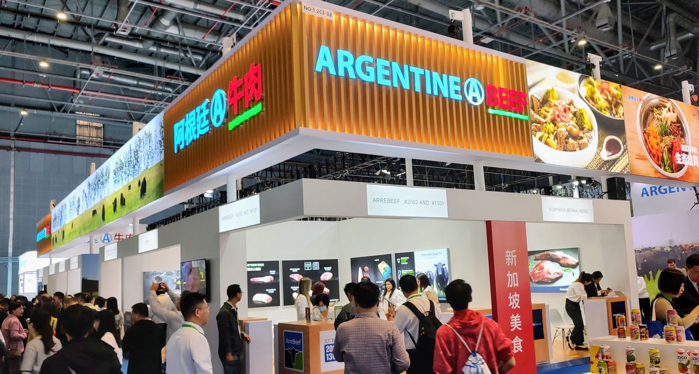 CIIE 2023: multitud de visitantes y "Noche de Argentina" en Shanghái