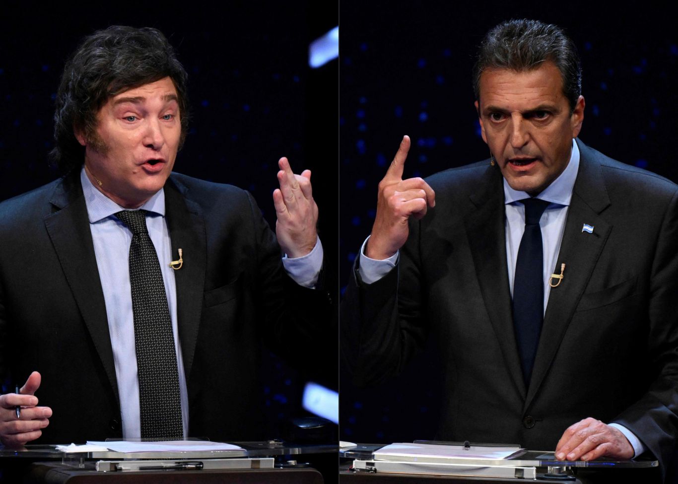 Massa defendió la relación con Brasil y China y Milei dijo que "el Estado no se tiene que meter"