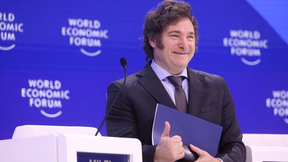 Líderes globales reaccionan al discurso de Javier Milei en Davos