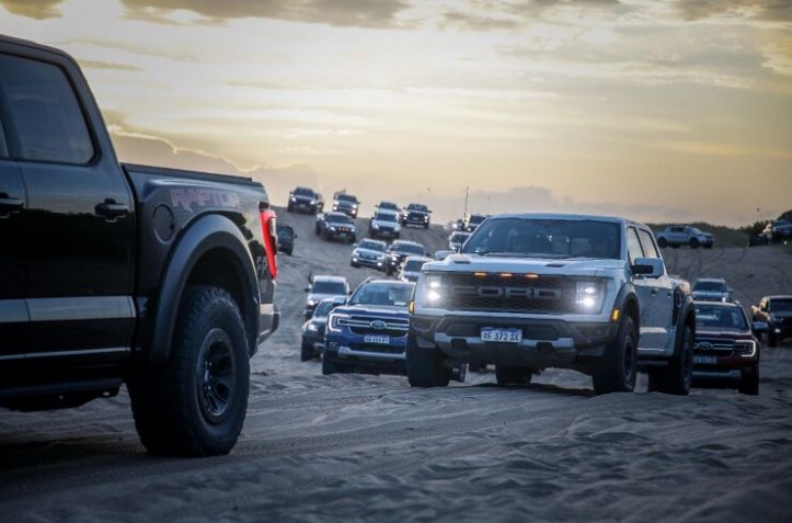Aventura y adrenalina: Ford y el Club Ranger celebran el encuentro Off-Road en Pinamar Norte