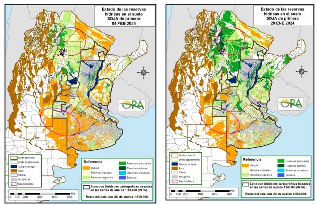 Sequía impacta cuatro Provincias sojeras Argentinas: ORA reporta condiciones críticas