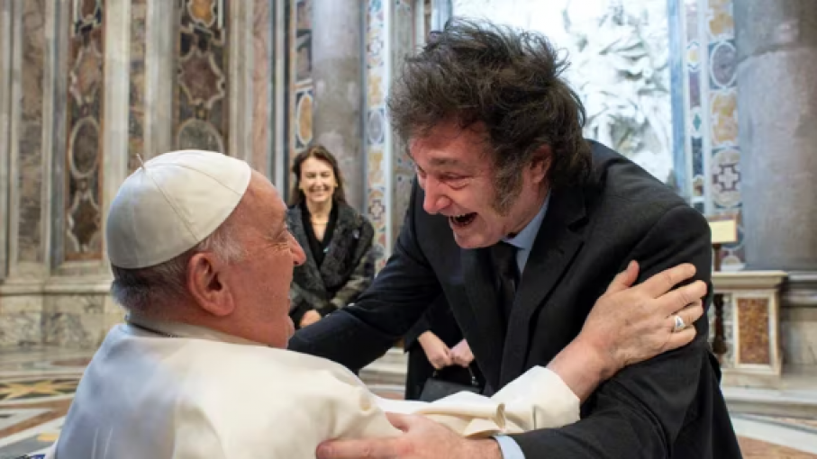 Histórico encuentro entre el presidente Javier Milei y el Papa Francisco en el vaticano