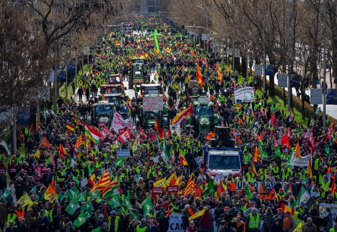 Ministros de agricultura le pidieron a la Comisión Europea que presente medidas más ambiciosas para frenar protestas 
