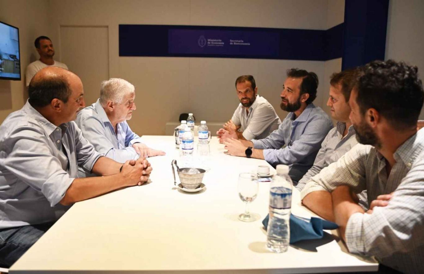 Vilella y Javier Rodríguez recibieron a CEDASABA en Expoagro 2024