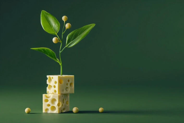 NewMoo crea caseína en plantas para elaborar queso sin moo