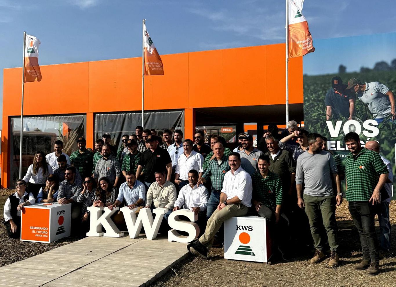 El "sello de la genética y la agronomía", la marca registrada de KWS en sus 15 años de Agroactiva