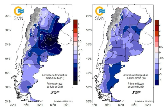 Histórica ola de frío polar: 11 provincias en alerta roja por temperaturas extremas