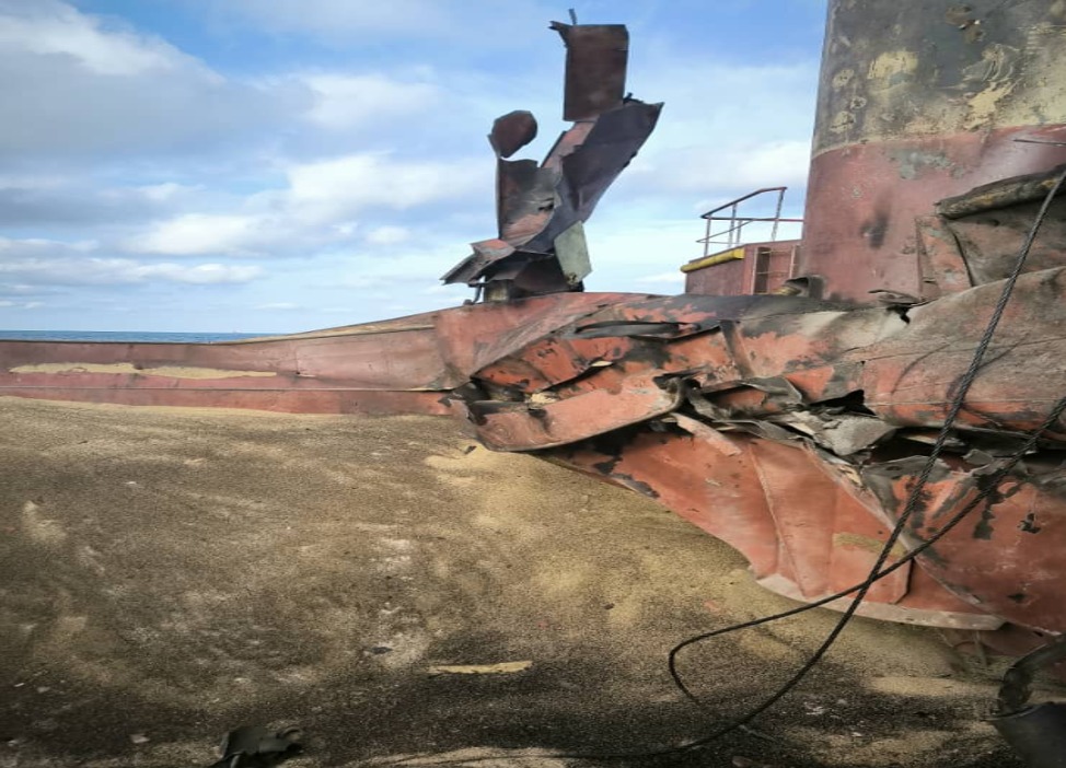 Rusia ataca un buque que transportaba cereales para Egipto en el Mar Negro
