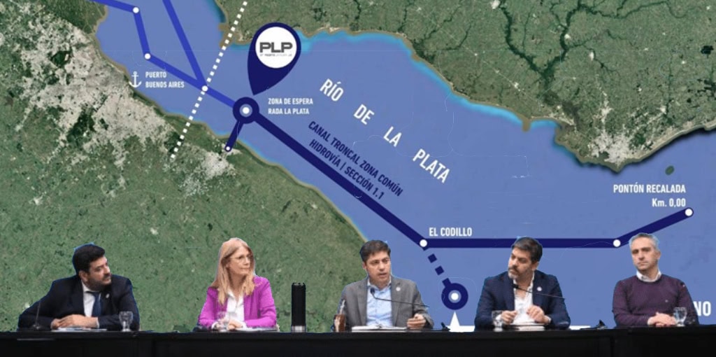 Kicillof reunió a la comisión del Canal Magdalena con el foco puesto en el traspaso de obra