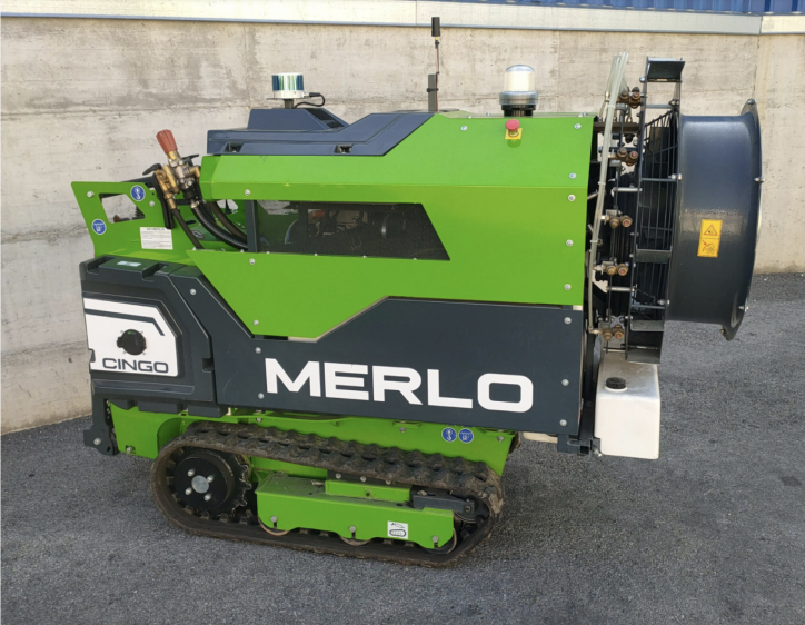 Merlo Spa revoluciona la agricultura con el lanzamiento de su robot pulverizador elctrico autnomo