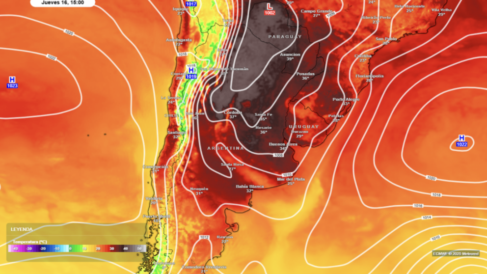 Alerta Roja por vientos extremos y ola de calor en Argentina: Qu esperar esta semana