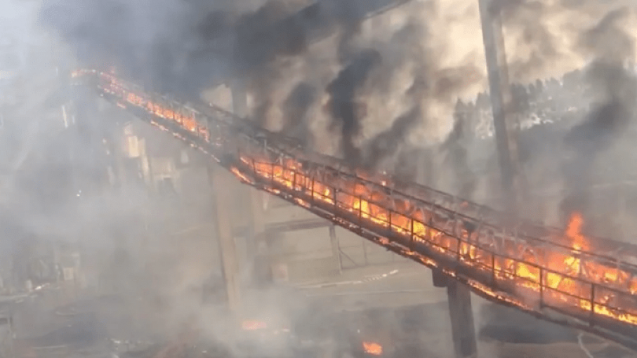 Incendio en una estación de transbordo en Brasil: impacto en la logística de granos