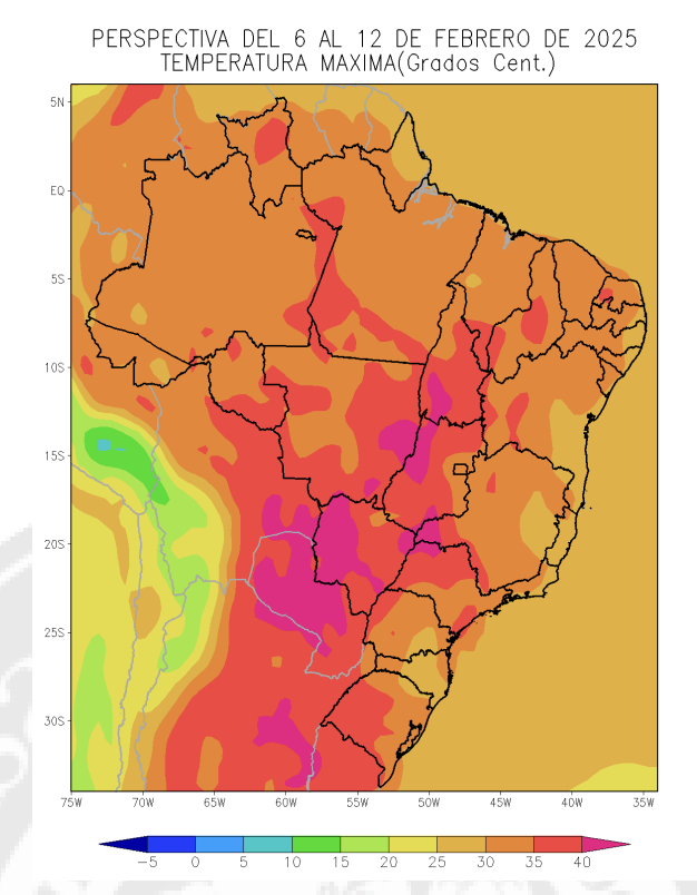 Ola de calor y fuertes contrastes térmicos: Perspectiva agroclimática semanal