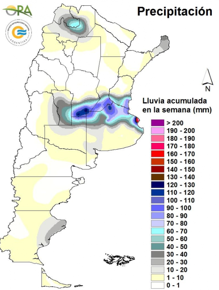 Lluvias aisladas y calor extremo: el balance meteorológico de la semana en Argentina