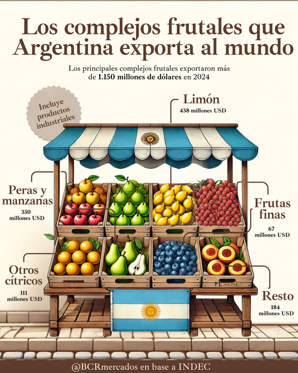 Cambios para potenciar las exportaciones frutales en Argentina