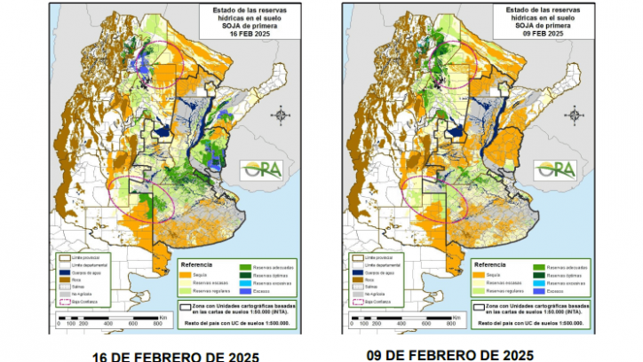 Las lluvias reactivan la zona núcleo sojera: ¿cómo afecta la perspectiva agroclimática 2025?