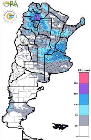 Las lluvias reactivan la zona núcleo sojera: ¿cómo afecta la perspectiva agroclimática 2025?