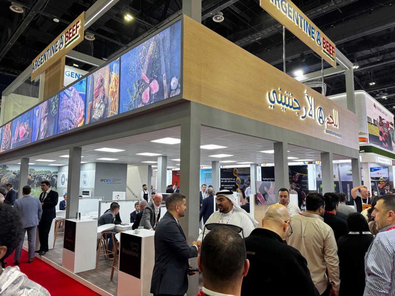 Carne Argentina en la Gulfood Dubai, la feria de alimentos más importante del mundo árabe