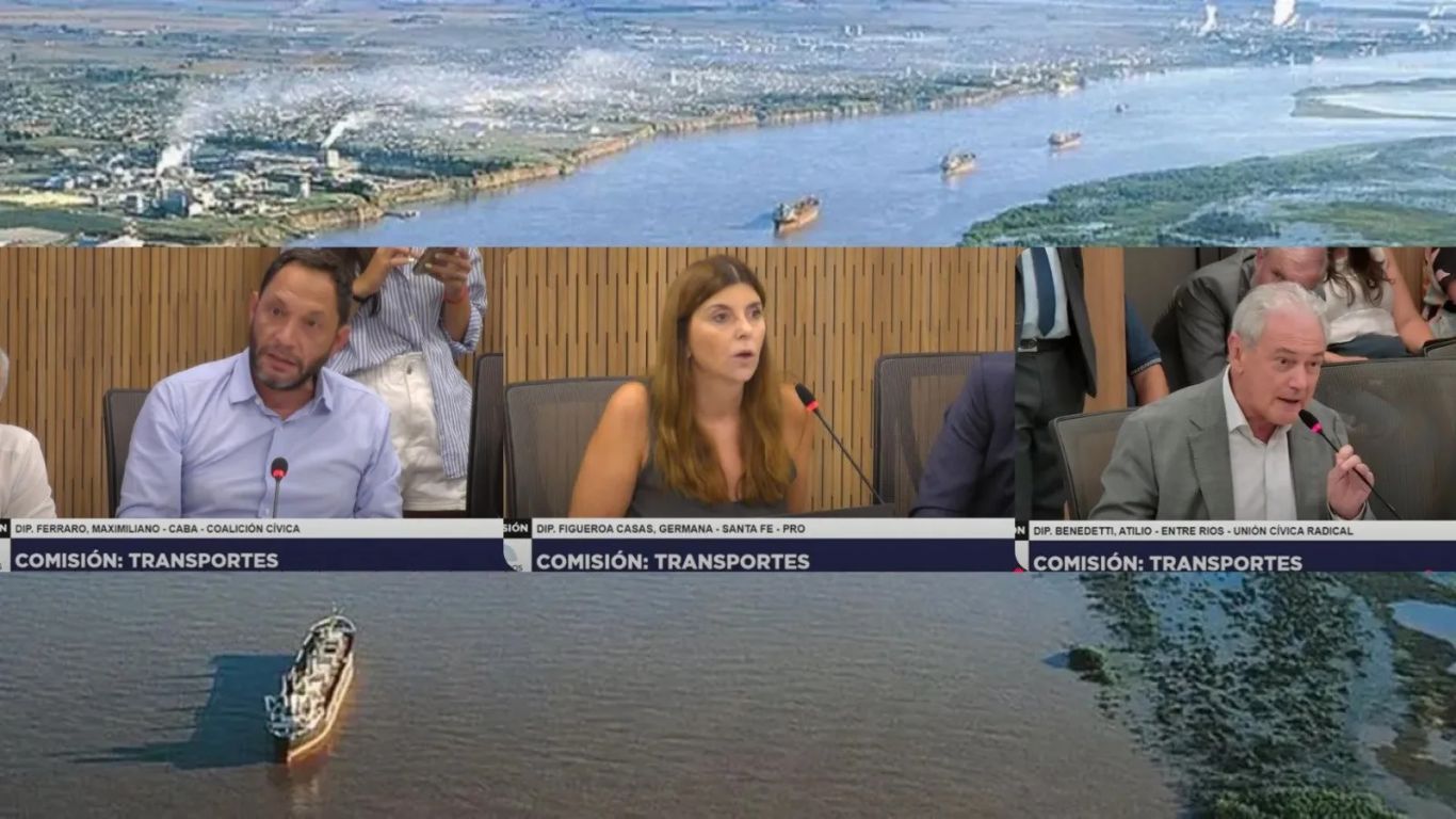 Hidrovía : en el Congreso se dio el primer debate