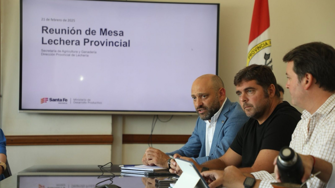Santa Fe : Mesa de Lechería: ampliar la exportación, uno de los ejes centrales de la primera reunión del año