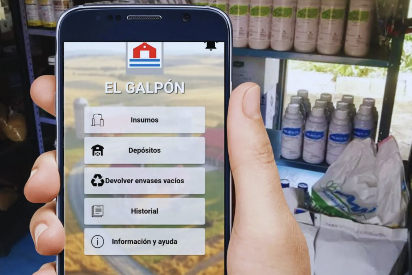 Lanzan una app para que el productor agropecuario gestione insumos y envases vacíos desde el celular
