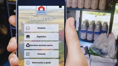 Lanzan una app para que el productor agropecuario gestione insumos y envases vacíos desde el celular