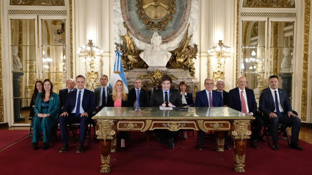 Las 10 frases destacadas de Javier Milei en cadena nacional