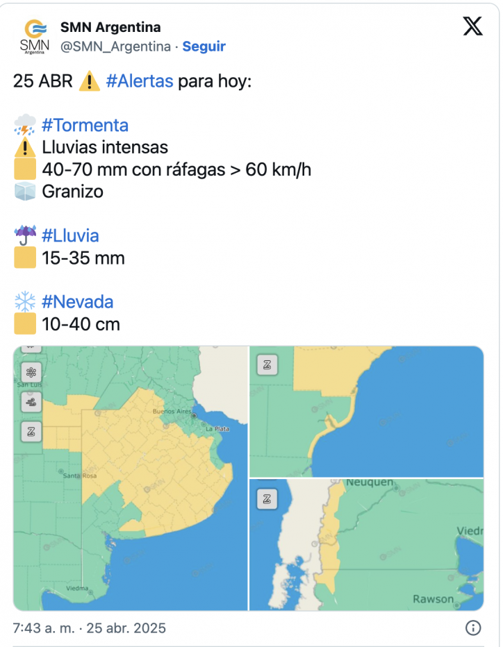 Zonda en las ciudades y tormentas severas en el centro del país: se viene un viernes explosivo en el clima argentino