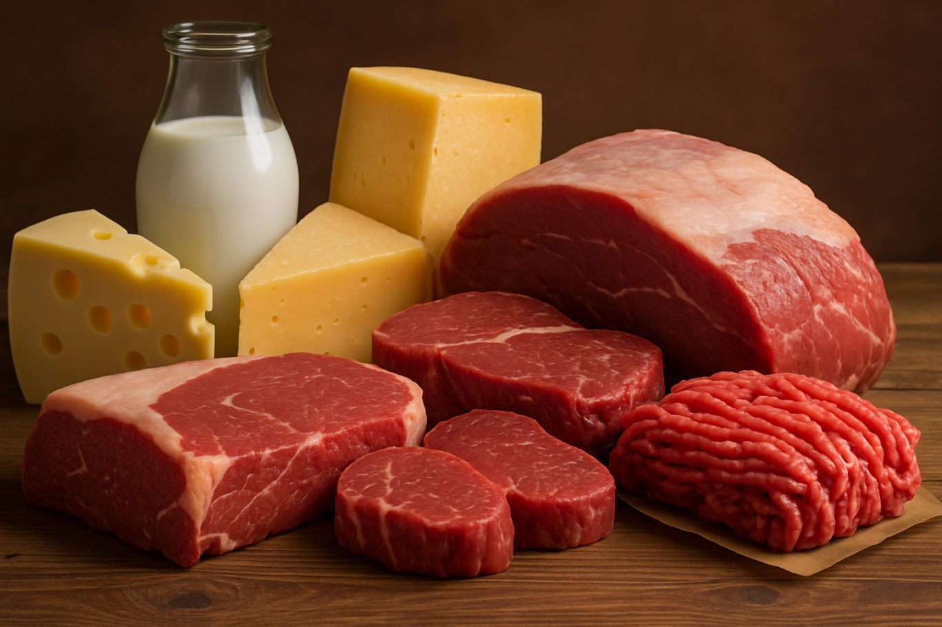 Carnes y lácteos explican el 75% de la inflación en alimentos de abril
