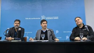 Kicillof solicita fondos de emergencia y traspaso de obras hídricas a la Nación