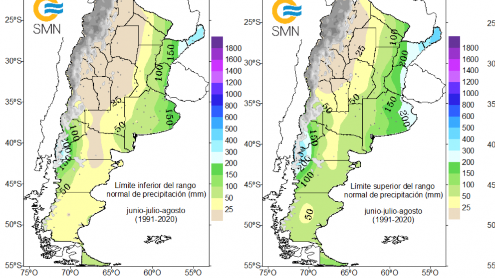 Invierno con contrastes: as ser el clima en Argentina segn el pronstico oficial para el trimestre