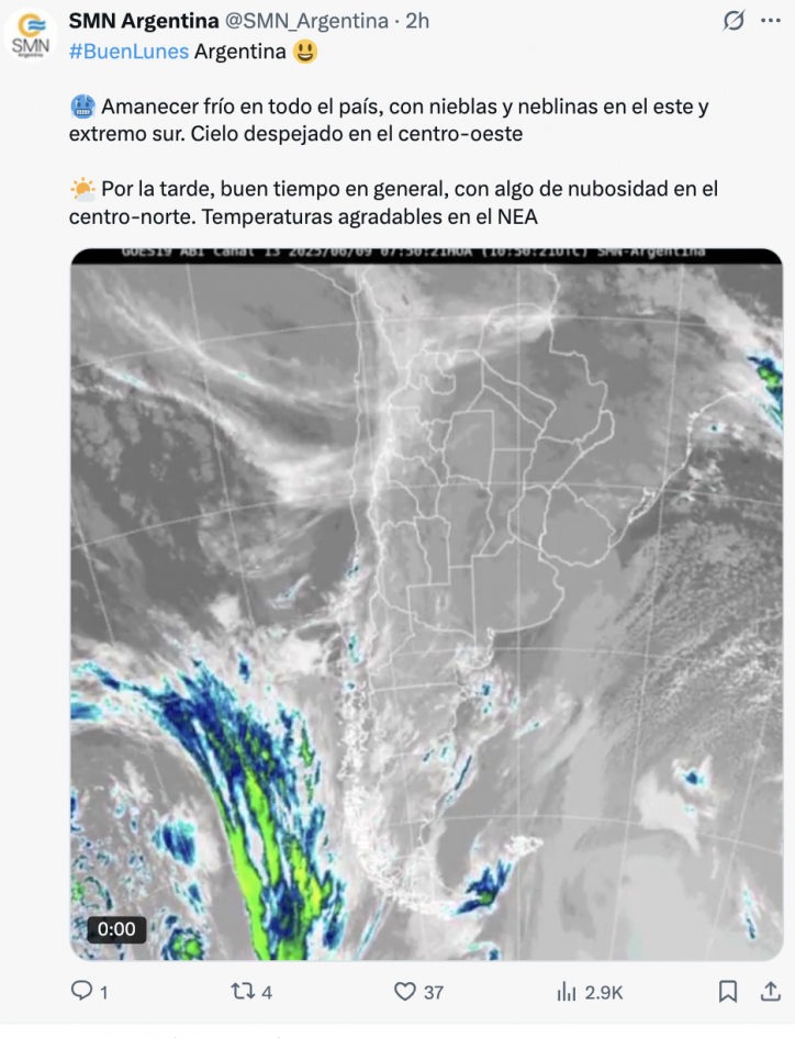 ¿Cómo impactará el clima en el interior argentino este fin de semana?