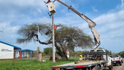 Electrificación que enciende futuro: avanza una obra clave en el sur de Gualeguay