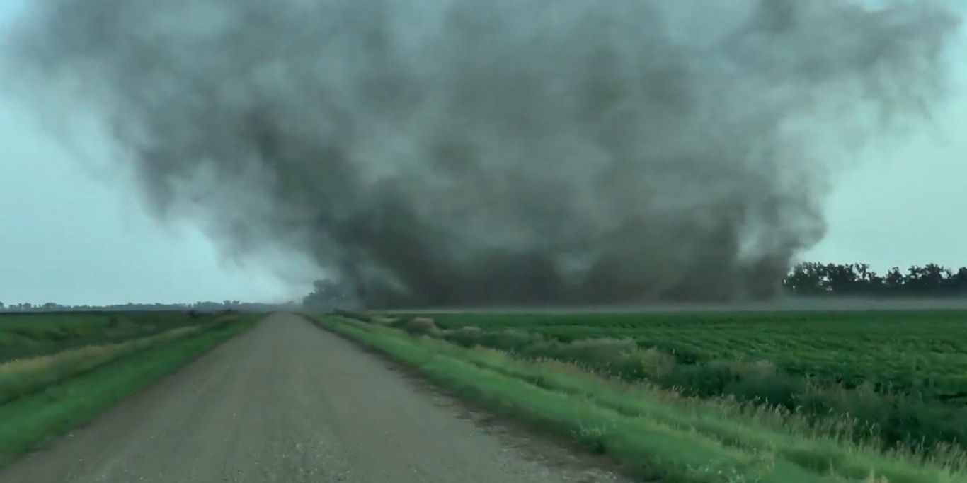 North Dakota Tornado: 160mph winds rip through farms and rural roads