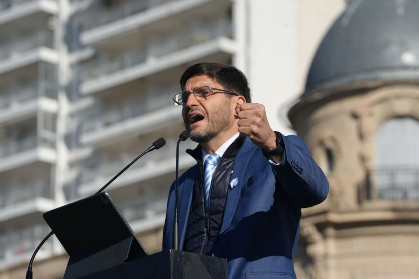 Pullaro plantó bandera contra las retenciones en el corazón productivo del país