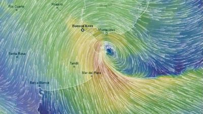 Vientos fuertes en el sur de Uruguay: preocupación en el campo por cultivos y sistemas ganaderos