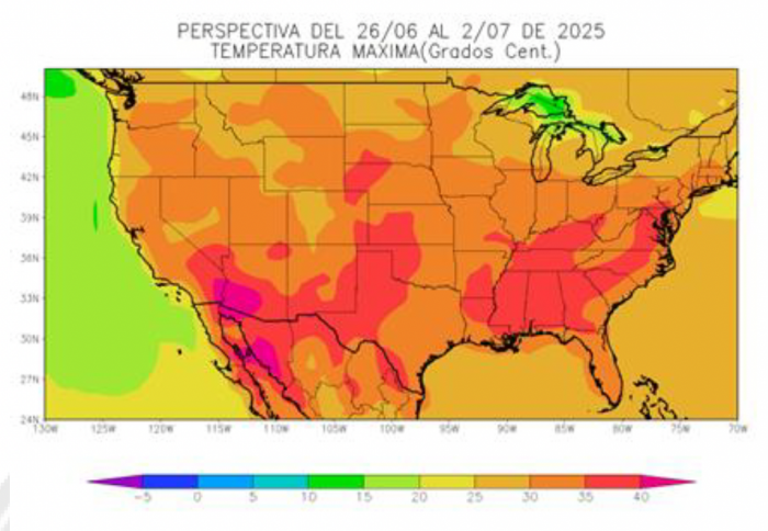 Clima Extremo: Heladas en Argentina y ola de calor en EE.UU. Complican la campaña agrícola