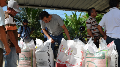 Esmeraldas se fortalece: entrega masiva de fertilizantes fosfatados impulsa el campo