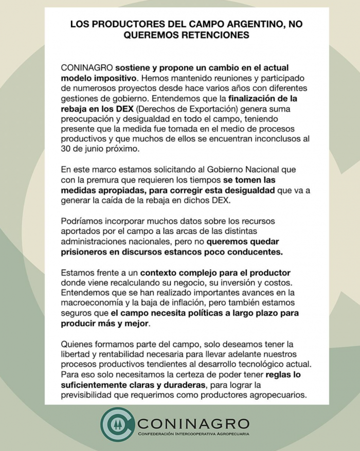 Retenciones: El campo estalla y exige al gobierno que cumpla su promesa