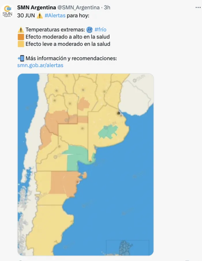 Alerta máxima por frío polar: récords bajo cero y parálisis en el campo argentino