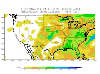 Clima en el agro: Heladas en Argentina y ola de calor en EE.UU. marcan la agenda del campo