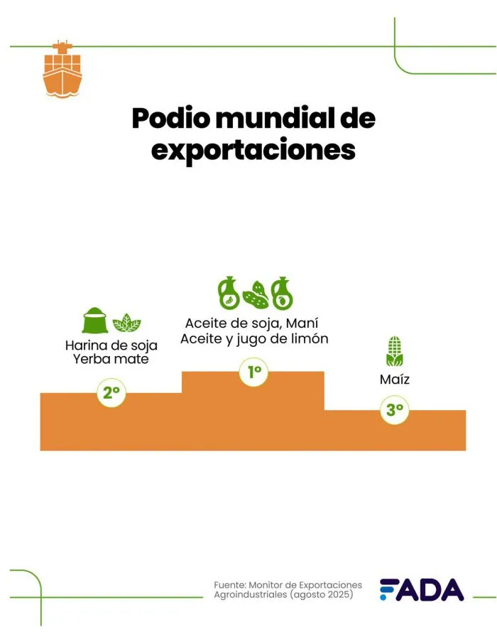 En Argentina, 6 de cada 10 dólares vienen de la agroindustria