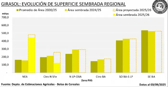 Campaña agrícola: trigo se fortalece, cebada responde y la siembra de maíz y girasol espera al clima