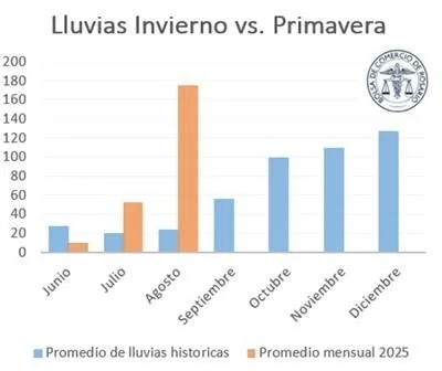 Lluvias récord en la zona núcleo: el 83 % de los suelos saturados ponen en jaque la campaña agrícola